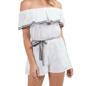 Off-the-Shoulder Romper
